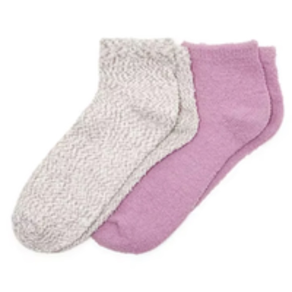 Hand Crafted Crocheted Scarf Purples & Cozy Socks Gloves - Proceeds To Charity - Picture 4 of 8